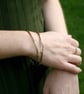 Handmade Silver Twig Bangle - Image 4