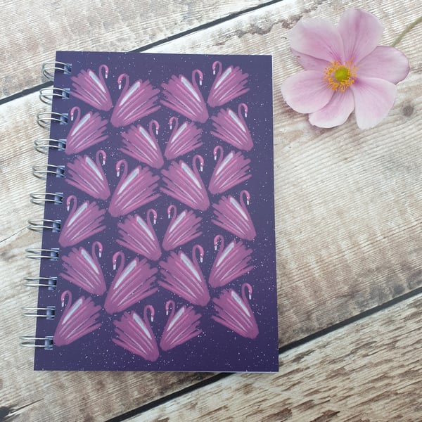 Purple Swans Notebook