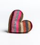 Merino Lambswool lavender filled heart