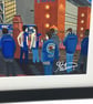 Blackburn Rovers F.C, Ewood Park Stadium. Framed, Football Giclee Art Print. - Image 3