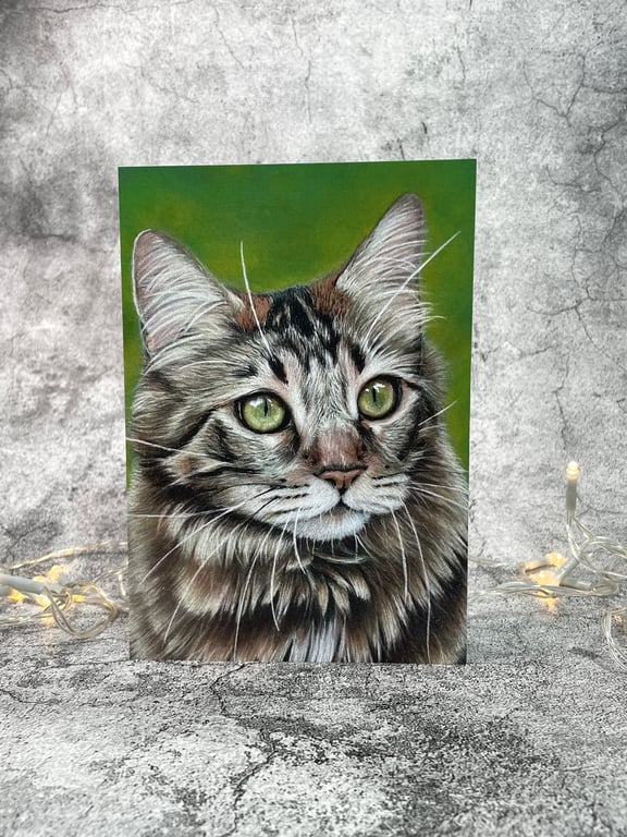 Aurora - Blank Greetings Card Printed from Original Art