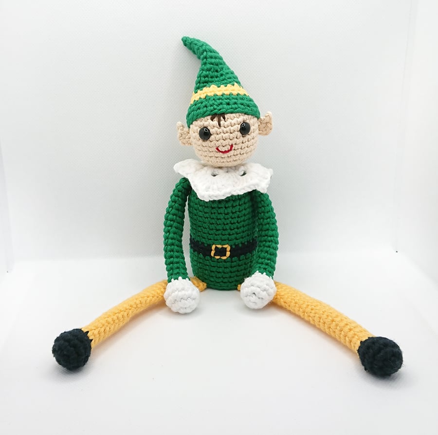 Crochet Elf, Christmas Elf, Christmas Decoration