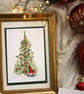 Traditional Christmas Tree Card with Rocking Horse - Image 4
