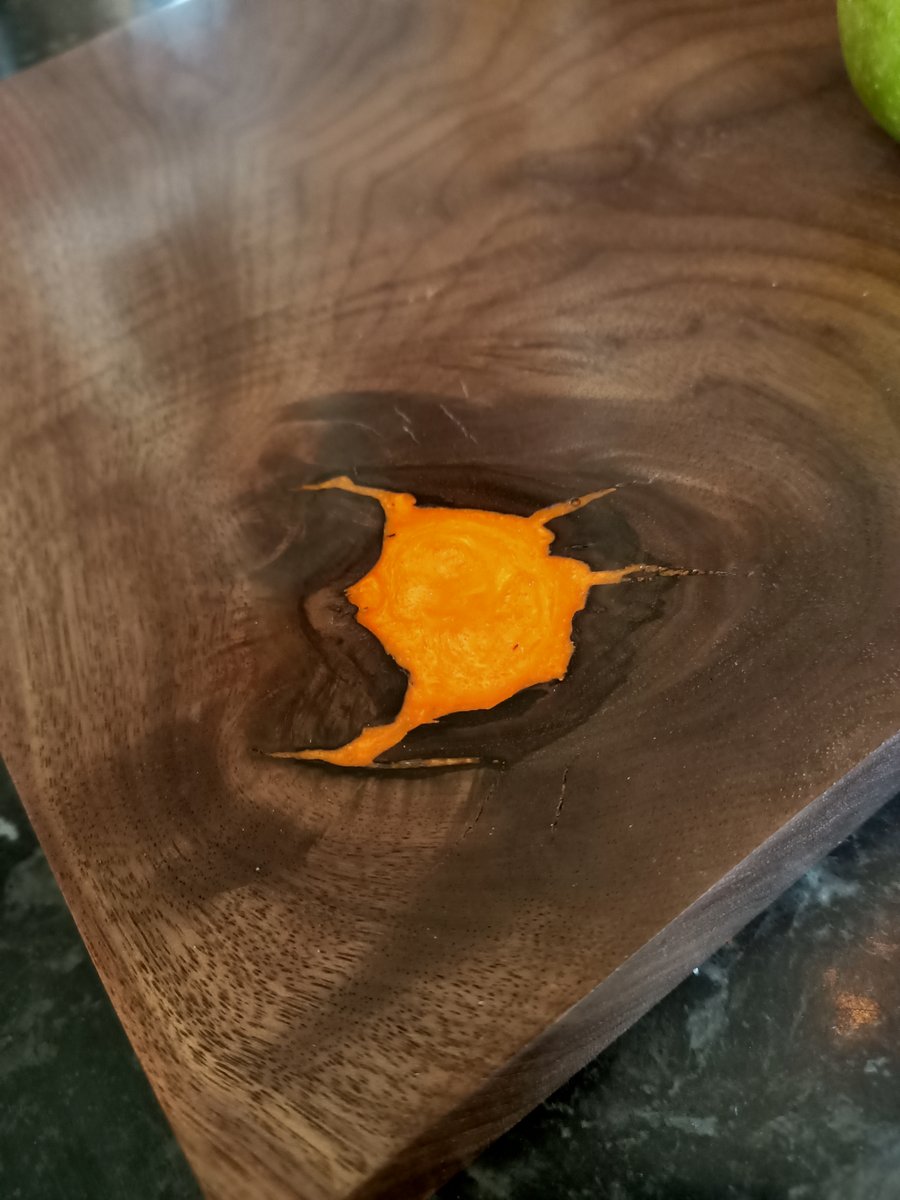 Chopping block walnut kitchen cutting board orange chopping board