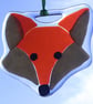 Fox Suncatcher Fused Glass, Summer Seconds