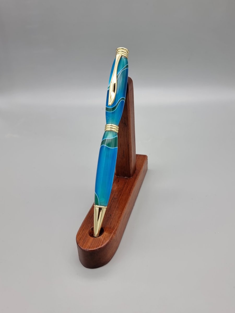 Pen Blue Acrylic Slimline