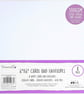 Dovecraft Essentials 6 x 6 White Cards 300gsm and Envelopes 100gsm Pack of 8