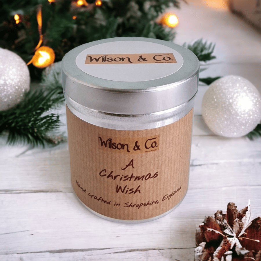 Christmas Wish Scented Candle in a tin 230g