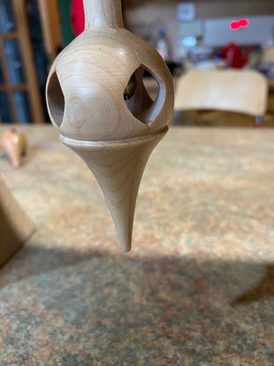 Ash Christmas tree decoration.