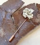 Handmade Little Women Book Page Origami Flower Pin: Victorian Style Brooch