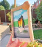 Pebble Penguins Driftwood Wall Art - Handmade Coastal Bird Art - One-of-a-Kind - Image 4