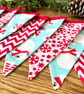 Handmade Polar Bear Bunting (Blue) - Handmade Fabric Garland - Image 7