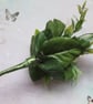 Green Pale Blue & Ivory Regency Botanical Flower Sprig Headpiece  - Image 3