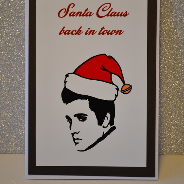 Elvis Christmas Cards – Funny Retro Rock n Roll Holiday Card 