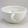 Pottery Yarn Bowl Knitting Bowl Crochet Bowl Lead free Glaze gift for her