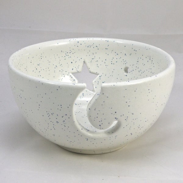 Pottery Yarn Bowl Knitting Bowl Crochet Bowl Lead free Glaze gift for her