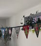 Handmade Merry Christmas Fabric Bunting - 6.3m Reusable Garland - Image 2