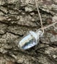 Solid silver acorn pendant - hallmarked - Image 1