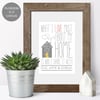 What I Love Most About My Home personalised print