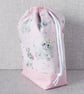 Project bag, drawstring bag, kittens, cats. - Image 6