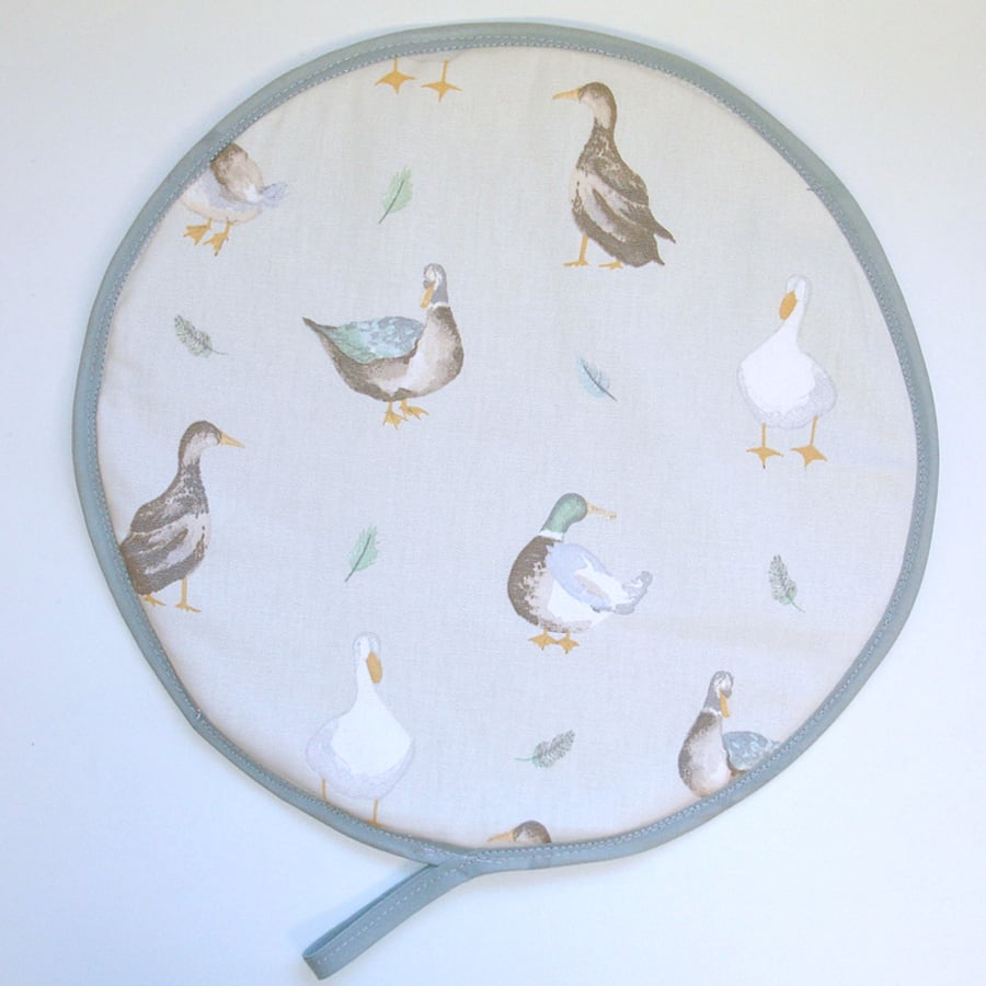 Aga Hob Lid Mat Pad Hat Round Cover Surface Saver Ducks