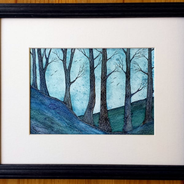Seven Trees Of Sigh, an original painting, Perfectly Imperfect