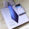Handmade Birthday Shirt & Tie Card with Free Chocolate