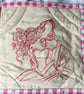 Raspberries and Cream. Quilt for Girl or Young Lady. Shoes, Fashion and Dance. - Image 7