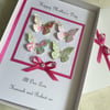 Mother’s Day Card Personalised Handmade Gift Boxed Birthday  Mum Nan Mom Mam