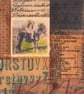Vintage Paper Collage on Wood Panel, 14.8cms, Free UK Postage (206) - Image 4