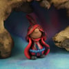 Spring Sale ... Little-Known-Gnome Master of Stealth OOAK Sculpt by Ann Galvin