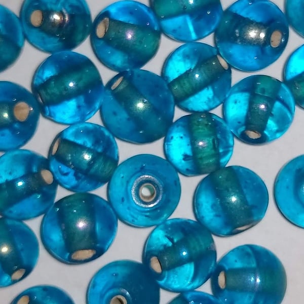 Indian Glass Round Bead 8mm BULK Choice of colours x200