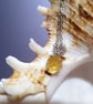 Natural Citrine Silver Pineapple Sterling SIlver Pendant & Chain 18 Inch - Image 1