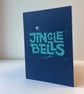 Jingle bells letterpress Christmas card Pack of six - Image 5