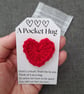 Pocket Hug Crocheted Heart - Image 2