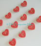 Valentine Ceramic  " Love" Magnets - Image 1