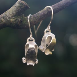 Eco Silver Bluebell Dangle Earrings