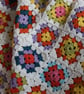 Crochet blanket white granny square - Image 2