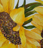 HAND PAINTED ORIGINAL ART WORK OF SUNFLOWERS - Image 2