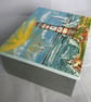 Decorated Tin Box Seaside Lighthouse Storage Treasures Photos Holiday Memories - Image 3