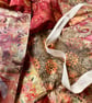 Antique Gold Batik Fabric Tote Bag Sewing Kit - Image 9