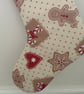 Summer Seconds, Lined Christmas Stocking, Christmas Decoration, Stocking - Image 4