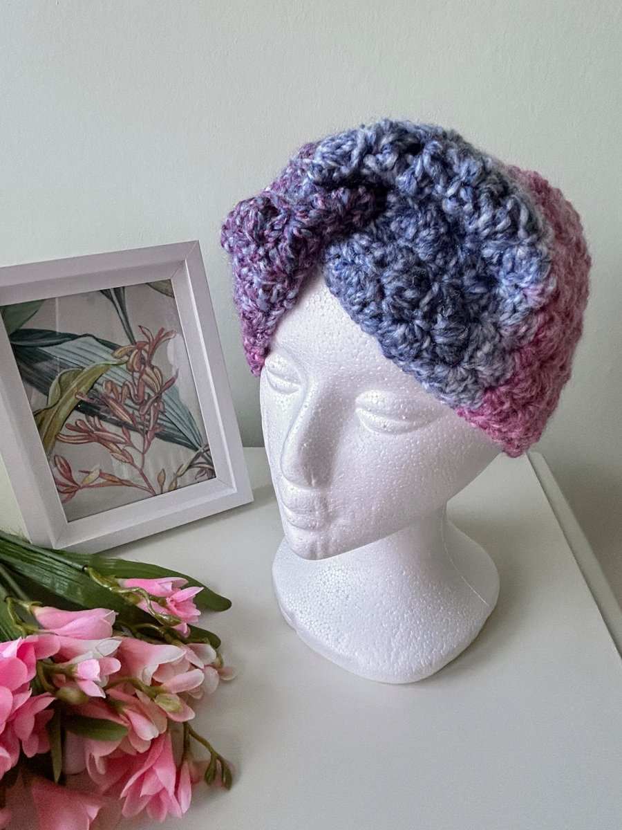 Cosy Crochet Twist Headband