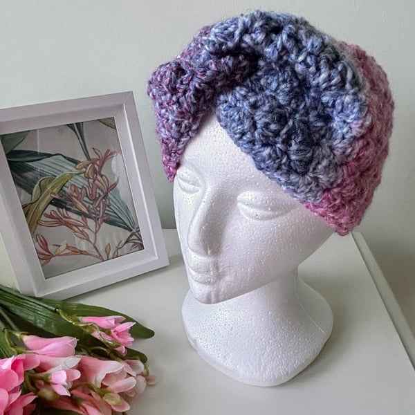 Cosy Crochet Twist Headband