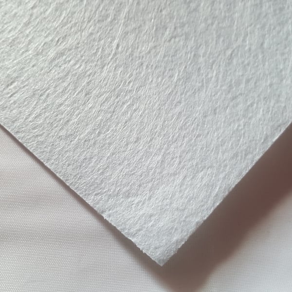1 x Felt Sheet - Square - 12" (30cm) - White 