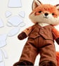Best Dressed Foxes Acrylic Sewing Template  - Image 3