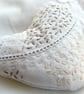 Hand Embroidered Heart Pin Cushion  - Image 5
