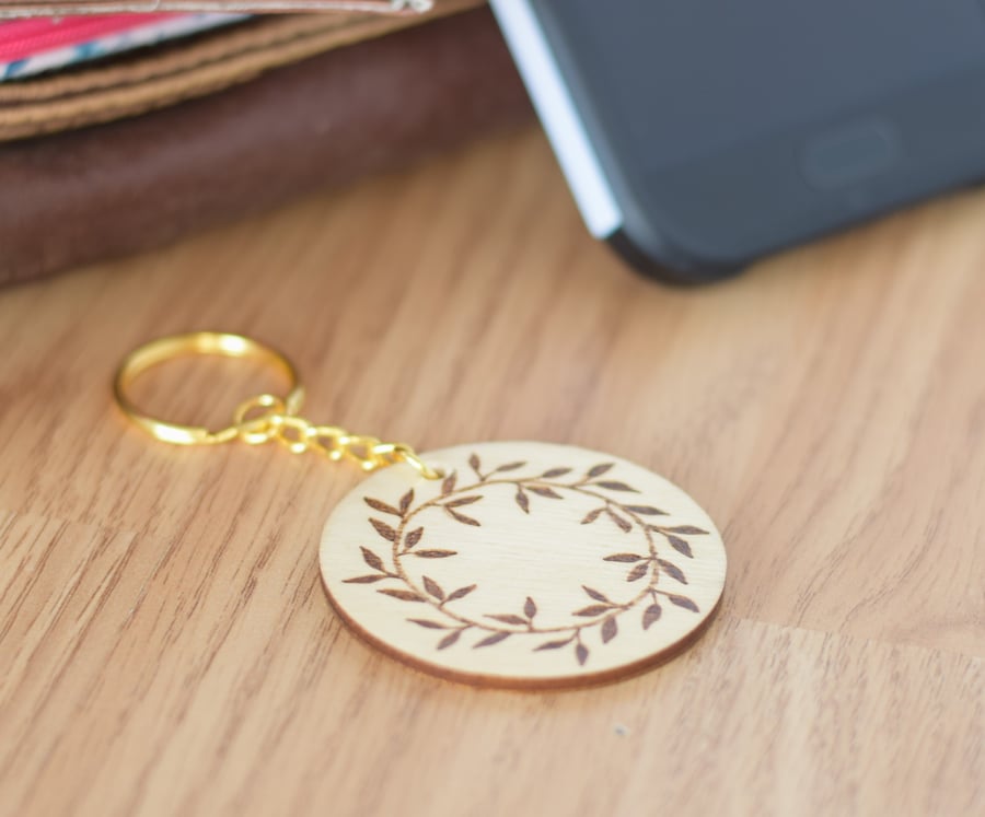 Wreath Keyring 