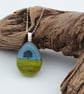 Fused Glass Tree Pendant - Image 1