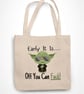 Early It Is Off You Can F... Yo da Tote Bag Sarcastic Sci fi Shopping Bag  - Image 5